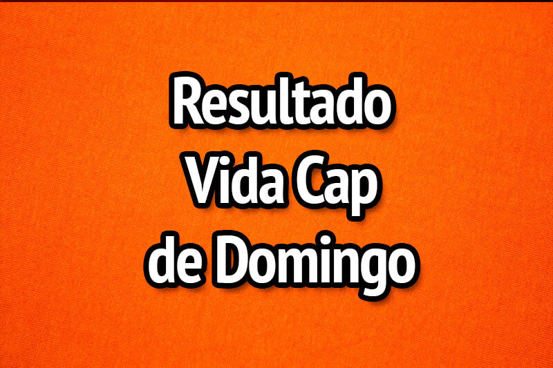 Vida Cap - Resultado do Sorteio deste Domingo 27/09/2020